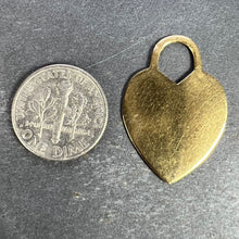 Load image into Gallery viewer, French Love Heart 18K Yellow Gold Pendant