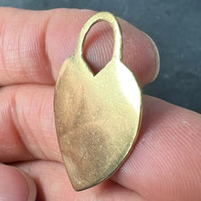 Load image into Gallery viewer, French Love Heart 18K Yellow Gold Pendant