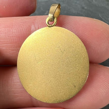 Load image into Gallery viewer, French Raphael’s Cherub 18K Yellow Gold Charm Medal Pendant