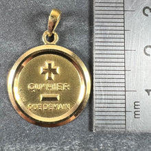 Load image into Gallery viewer, Vintage Augis More Than Yesterday 18K Yellow Gold Love Charm Pendant