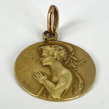 Load image into Gallery viewer, French Tairac Saint John the Baptist Jean 18K Yellow Gold Charm Pendant