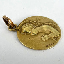 Load image into Gallery viewer, French Tairac Saint John the Baptist Jean 18K Yellow Gold Charm Pendant