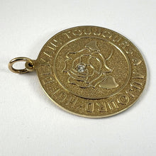 Load image into Gallery viewer, Merrin Today Tomorrow Always Diamond Rose 14K Yellow Gold Love Pendant