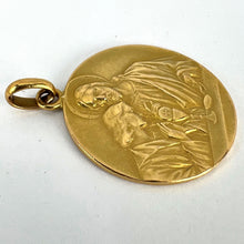 Load image into Gallery viewer, Large French Religious Jesus Christ Holy Communion 18K Yellow Gold Medal Pendant