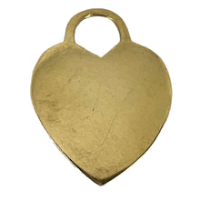 Load image into Gallery viewer, French Love Heart 18K Yellow Gold Pendant