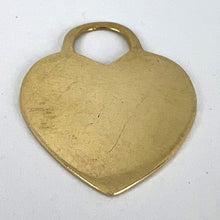 Load image into Gallery viewer, French Love Heart 18K Yellow Gold Pendant