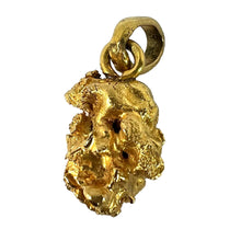 Load image into Gallery viewer, Natural Yellow Gold Nugget 18K Charm Pendant