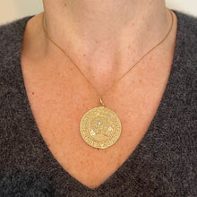 Load image into Gallery viewer, Merrin Today Tomorrow Always Diamond Rose 14K Yellow Gold Love Pendant