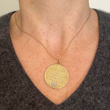 Load image into Gallery viewer, Merrin More Than Yesterday Diamond Heart 14K Yellow Gold Love Charm Pendant