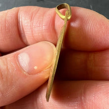 Load image into Gallery viewer, Augis French Plus Hier Ruby Diamond 18K Yellow Gold Love Charm Pendant