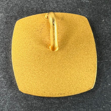 Load image into Gallery viewer, Augis French Plus Qu’Hier Ruby Diamond 18K Yellow Gold Love Charm Pendant