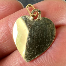 Load image into Gallery viewer, Augis More Than Yesterday Heart 18K Yellow White Gold Synthetic Ruby Love Pendant