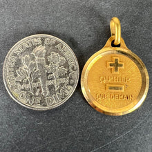 Load image into Gallery viewer, Augis French More Than Yesterday 18K Yellow Gold Love Charm Pendant