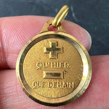 Load image into Gallery viewer, Augis French More Than Yesterday 18K Yellow Gold Love Charm Pendant