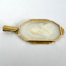 Load image into Gallery viewer, French St Therese Mother of Pearl 18K Yellow Gold Charm Pendant