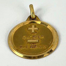 Load image into Gallery viewer, Augis French More Than Yesterday 18K Yellow Gold Love Charm Pendant