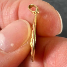 Load image into Gallery viewer, Vintage French St Christopher 18K Yellow Gold Religious Medal Pendant