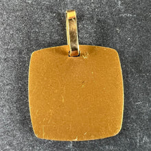 Load image into Gallery viewer, French 18K Yellow Gold Saint Christopher Religious Charm Pendant