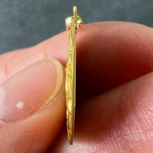 Load image into Gallery viewer, Vintage French Perroud Saint Christopher 18K Yellow Gold Octagonal Medal Pendant