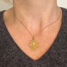 Load image into Gallery viewer, Antique French First Communion Chalice 18K Yellow Rose White Gold Charm Pendant