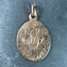 Load image into Gallery viewer, French First Communion 18K Rose Yellow Gold Medal Pendant