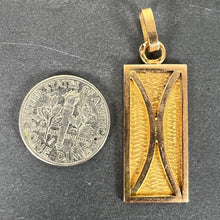 Load image into Gallery viewer, French 18K Yellow Gold Zodiac Pisces Symbol Charm Pendant