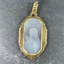 Load image into Gallery viewer, French St Therese Mother of Pearl 18K Yellow Gold Charm Pendant