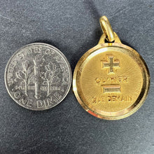 Load image into Gallery viewer, Augis French More Than Yesterday 18K Yellow Gold Love Charm Pendant