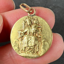 Load image into Gallery viewer, French Sacred Heart Madonna and Child 18K Yellow Gold Medal Pendant