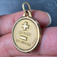 Load image into Gallery viewer, Augis French More Than Yesterday 18K Yellow Gold Love Charm Pendant