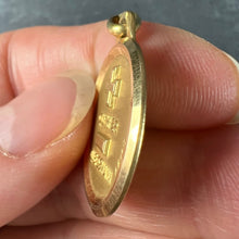 Load image into Gallery viewer, Augis French More Than Yesterday 18K Yellow Gold Love Charm Pendant