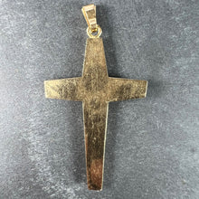 Load image into Gallery viewer, French 18K Yellow Gold Cross Pendant