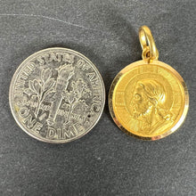 Load image into Gallery viewer, Italian Dio Ti Protegga God Protect You 18K Yellow Gold Charm Pendant