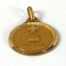Load image into Gallery viewer, Augis French More Than Yesterday 18K Yellow Gold Love Charm Pendant