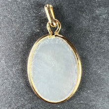 Load image into Gallery viewer, French Virgin Mary Mother of Pearl 18K Yellow Gold Charm Pendant