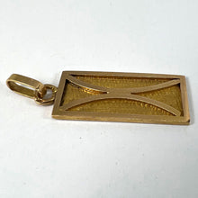 Load image into Gallery viewer, French 18K Yellow Gold Zodiac Pisces Symbol Charm Pendant