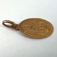 Load image into Gallery viewer, French Virgin Mary 18K Rose Gold Charm Pendant