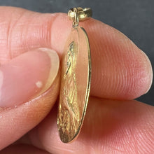 Load image into Gallery viewer, Dropsy Sacred Heart Virgin Mary Madonna Carmeli 18K Yellow Gold Medal Pendant