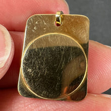 Load image into Gallery viewer, French Cancer Starsign Zodiac 18K Yellow Gold Charm Medal Pendant