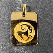 Load image into Gallery viewer, French Ares Starsign Zodiac 18K Yellow Gold Charm Medal Pendant