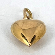 Load image into Gallery viewer, French 18K Gold Puffy Love Heart Charm Pendant