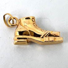Load image into Gallery viewer, French Boot Shoe 18K Yellow Gold Charm Pendant