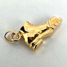 Load image into Gallery viewer, French Boot Shoe 18K Yellow Gold Charm Pendant