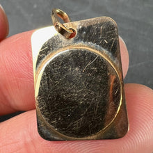 Load image into Gallery viewer, French Sagittarius Starsign Zodiac 18K Yellow Gold Charm Medal Pendant