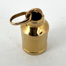 Load image into Gallery viewer, French 18K Yellow Gold Milk Churn Charm Pendant