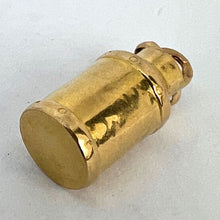 Load image into Gallery viewer, French 18K Yellow Gold Milk Churn Charm Pendant