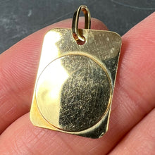 Load image into Gallery viewer, French Virgo Starsign Zodiac 18K Yellow Gold Charm Medal Pendant