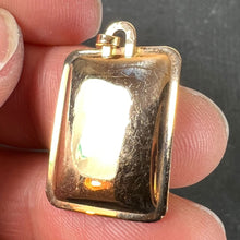 Load image into Gallery viewer, French Aquarius Starsign Zodiac 18K Yellow Gold Charm Medal Pendant