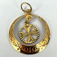Load image into Gallery viewer, Maltese Cross 9K Yellow Gold Dangle Charm Pendant