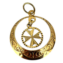 Load image into Gallery viewer, Maltese Cross 9K Yellow Gold Dangle Charm Pendant